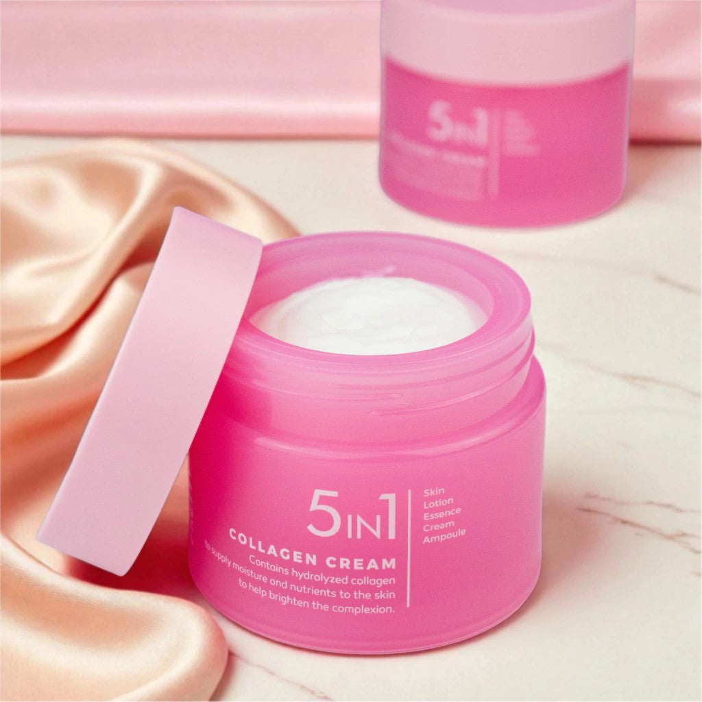 Crema Facial Hidratante con Colágeno 5 en 1 Collagen Powerful Moisturizer PRETTYSKIN - 50ml