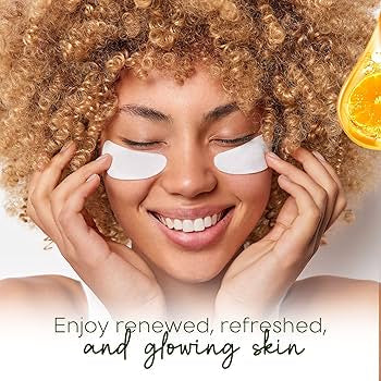 Almohadillas Nutritivas Iluminadoras para Ojos con Vitamina C y Colágeno Advanced Brightening Under-Eye Pads SKIN AESTHETICS - 5 Pares